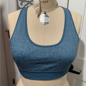 Blue animal print sports bra by RBX in XL